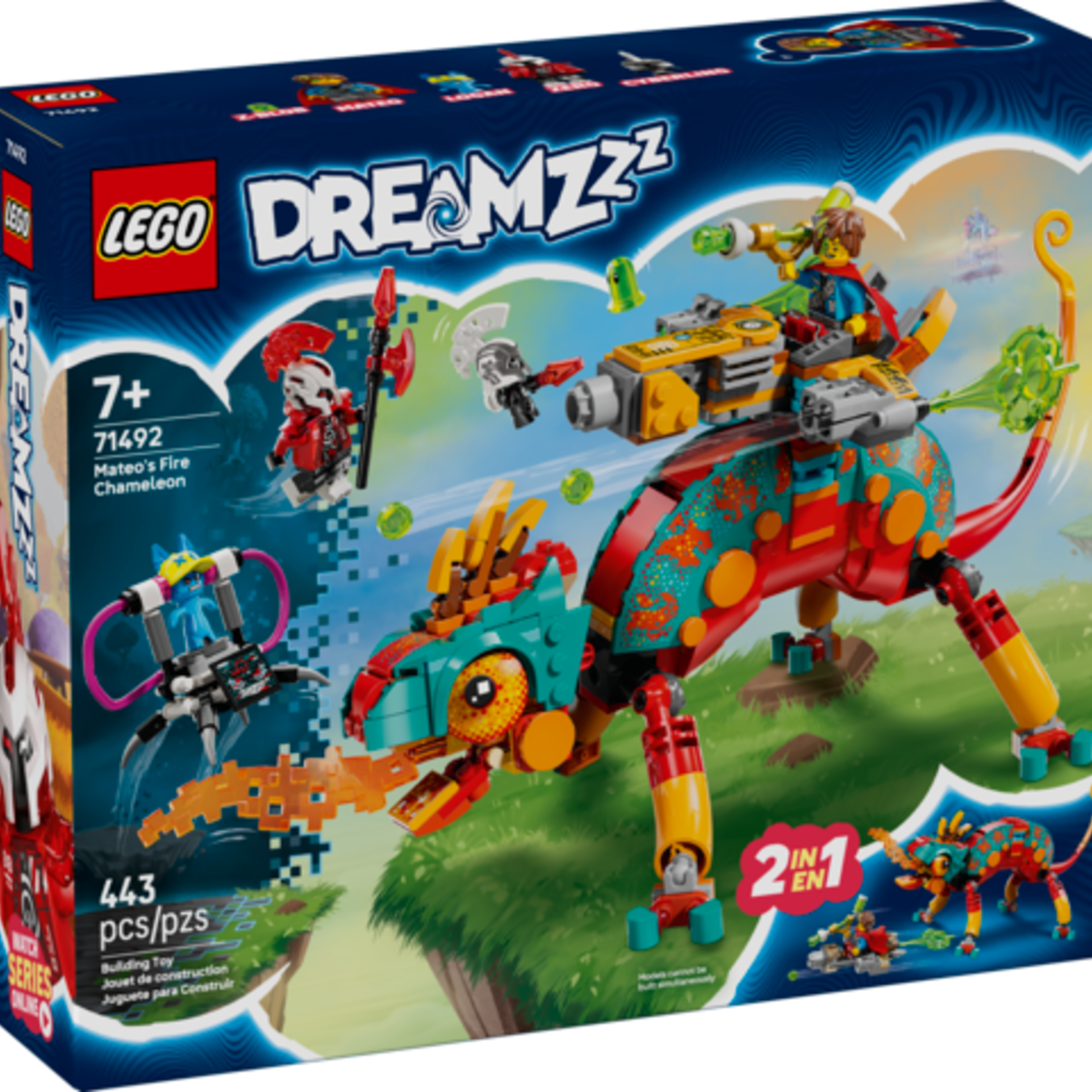 Lego Lego 71492 Dreamzzz - Le caméléon de feu de Mateo