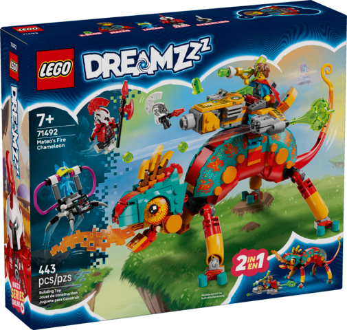 Lego Lego 71492 Dreamzzz - Le caméléon de feu de Mateo