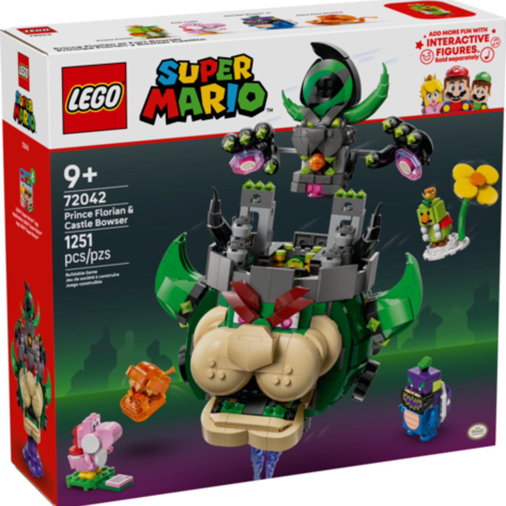 Lego Lego 72042 Super Mario - Prince Florian et Fort Bowser