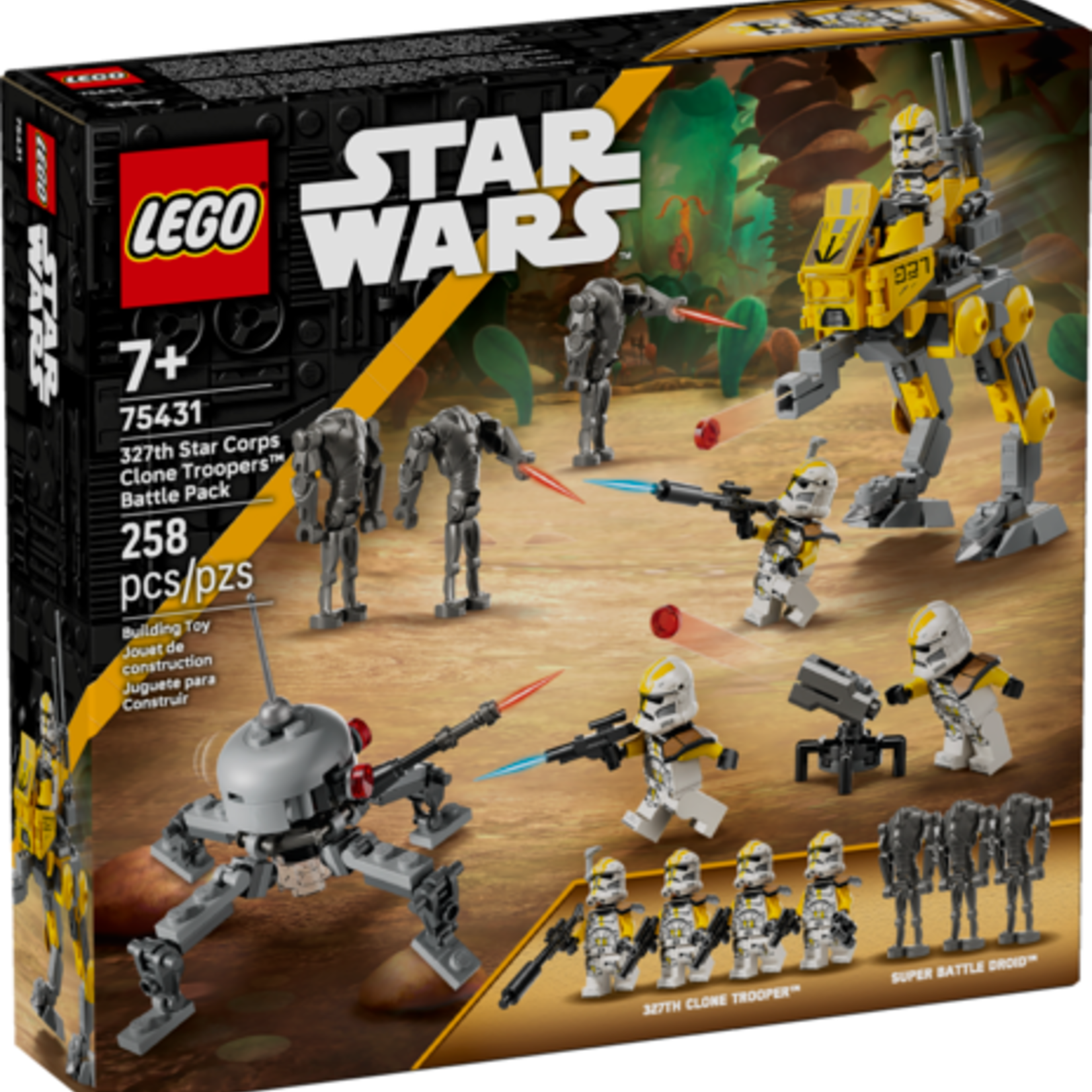 Lego Lego 75431 Star Wars - Ensemble de combat de soldats clones du 327e corps d’armée stellaire