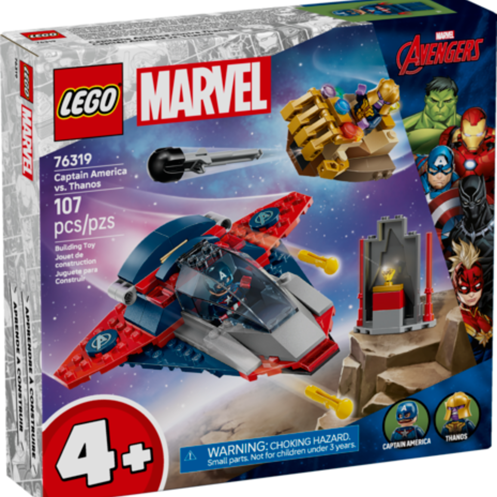 Lego Lego 76319 Marvel - Capitaine America contre Thanos