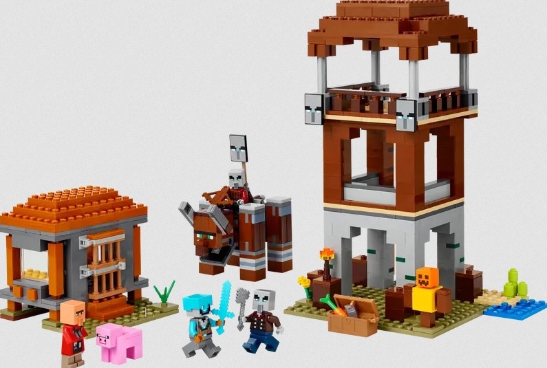 Lego Lego 21278 Minecraft - L’avant-poste du pillard et le ravageur