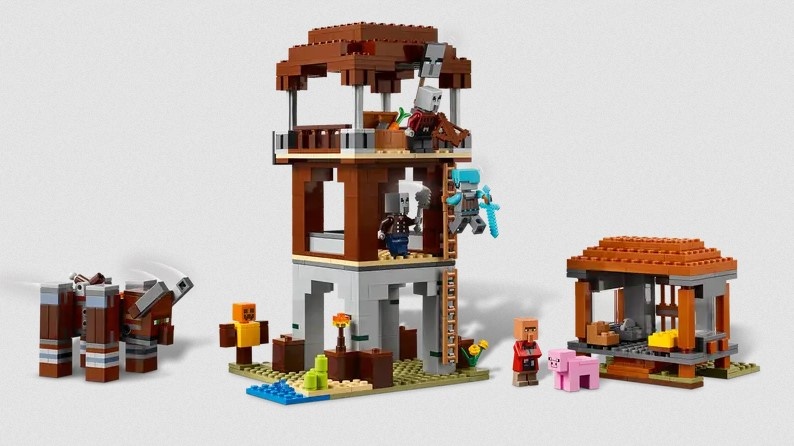 Lego Lego 21278 Minecraft - L’avant-poste du pillard et le ravageur