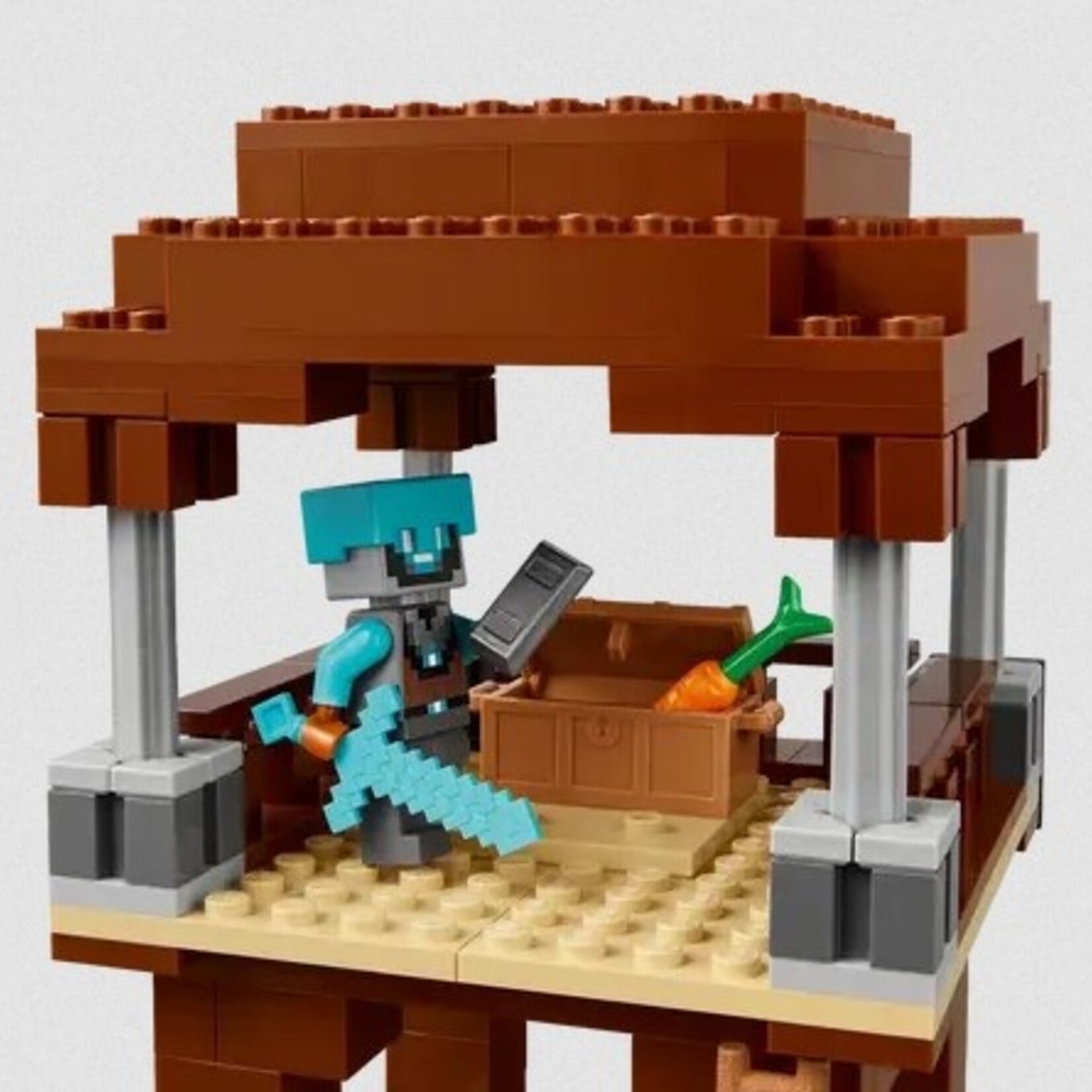Lego Lego 21278 Minecraft - L’avant-poste du pillard et le ravageur