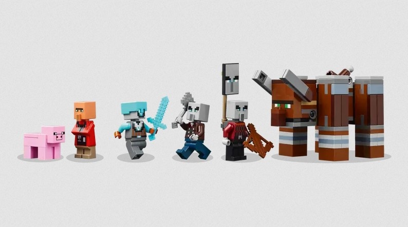 Lego Lego 21278 Minecraft - L’avant-poste du pillard et le ravageur