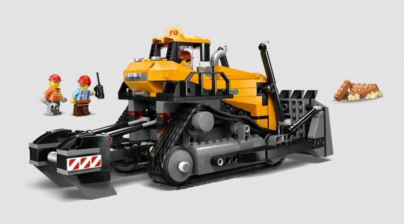 Lego Lego 60466 City - Le bulldozer jaune