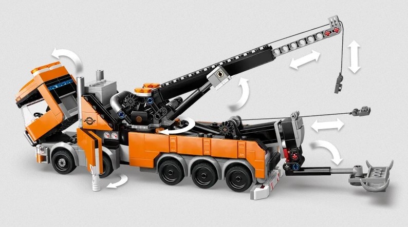 Lego Lego 60467 City - La dépanneuse robuste avec grue
