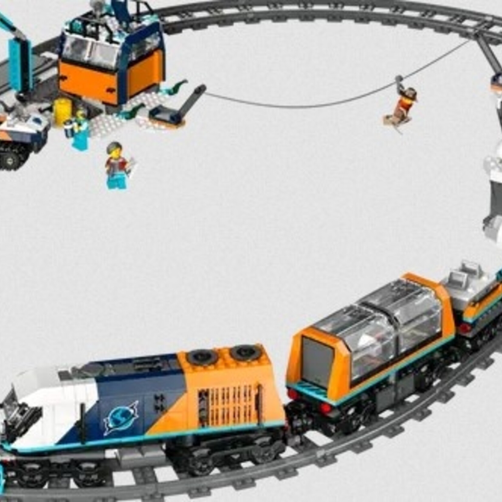Lego Lego 60470 City - Le train d’exploration de l’Arctique