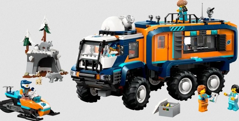 Lego Lego 60471 City - Le camion-laboratoire d’exploration de l’Arctique