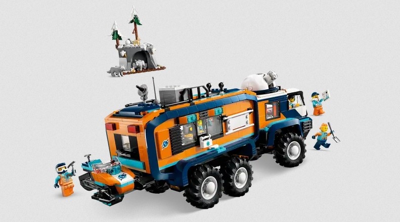 Lego Lego 60471 City - Le camion-laboratoire d’exploration de l’Arctique