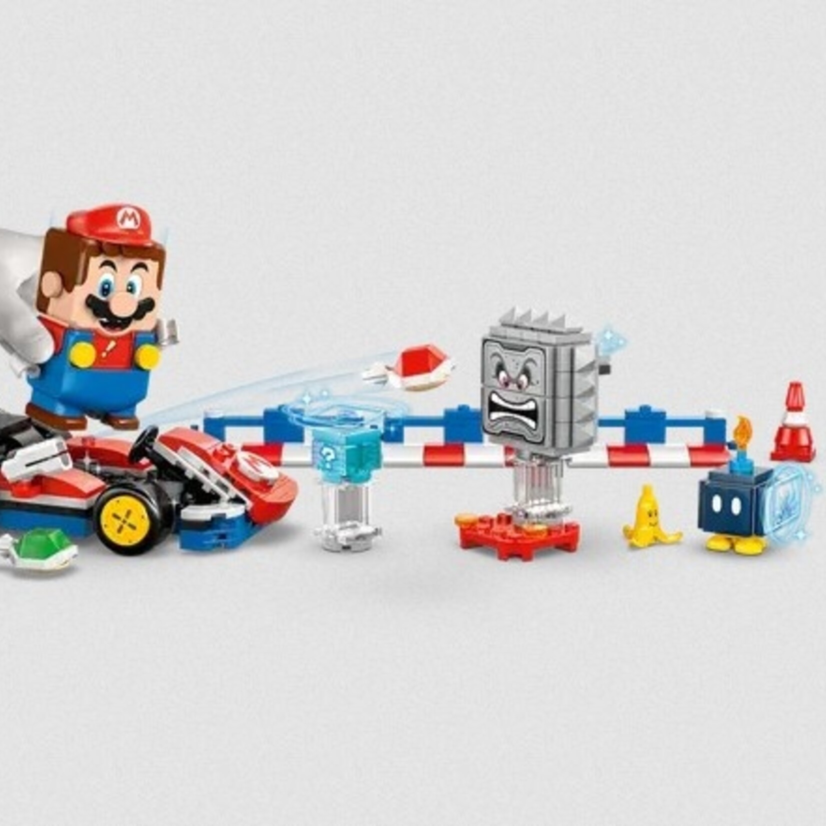 Lego Lego 72043 Super Mario - Mario Kart™ – LEGO® Mario™ interactif et kart standard