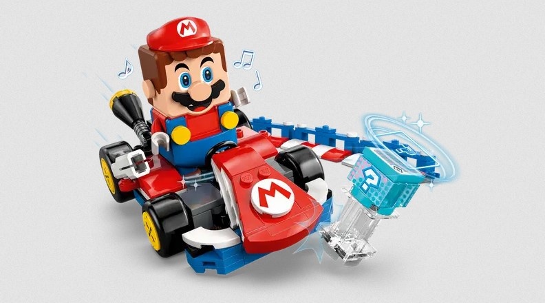 Lego Lego 72043 Super Mario - Mario Kart™ – LEGO® Mario™ interactif et kart standard