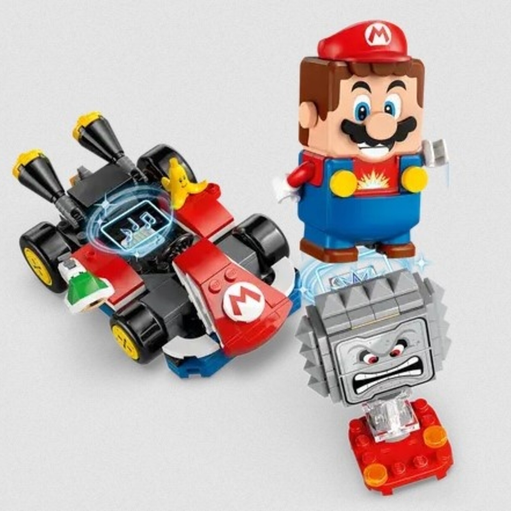 Lego Lego 72043 Super Mario - Mario Kart™ – LEGO® Mario™ interactif et kart standard