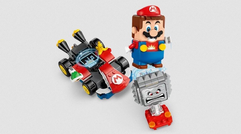 Lego Lego 72043 Super Mario - Mario Kart™ – LEGO® Mario™ interactif et kart standard