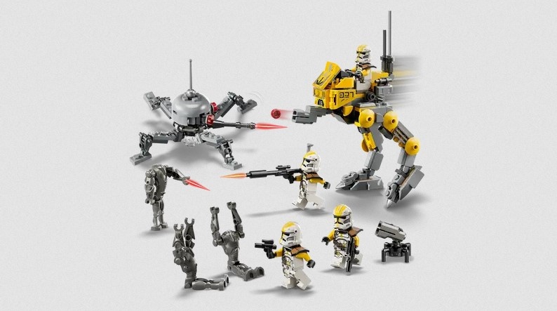 Lego Lego 75431 Star Wars - Ensemble de combat de soldats clones du 327e corps d’armée stellaire