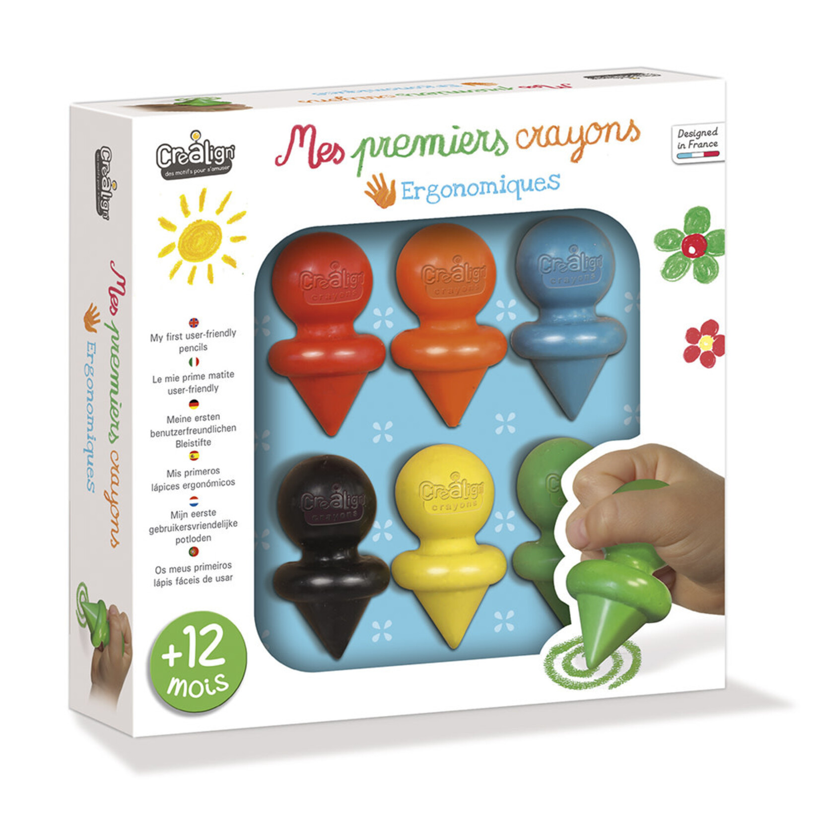 Créa Lign' Crealign Mes premiers crayons ergonomiques