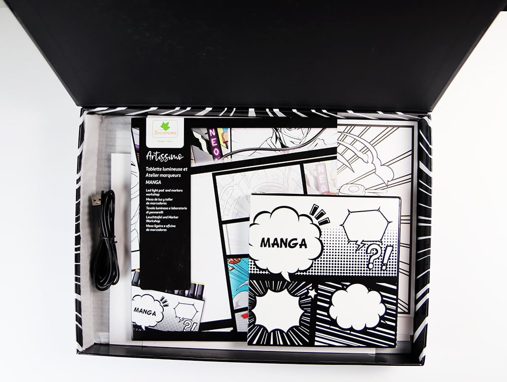 Sycomore Tablette Lumineuse et Atelier marqueurs Manga
