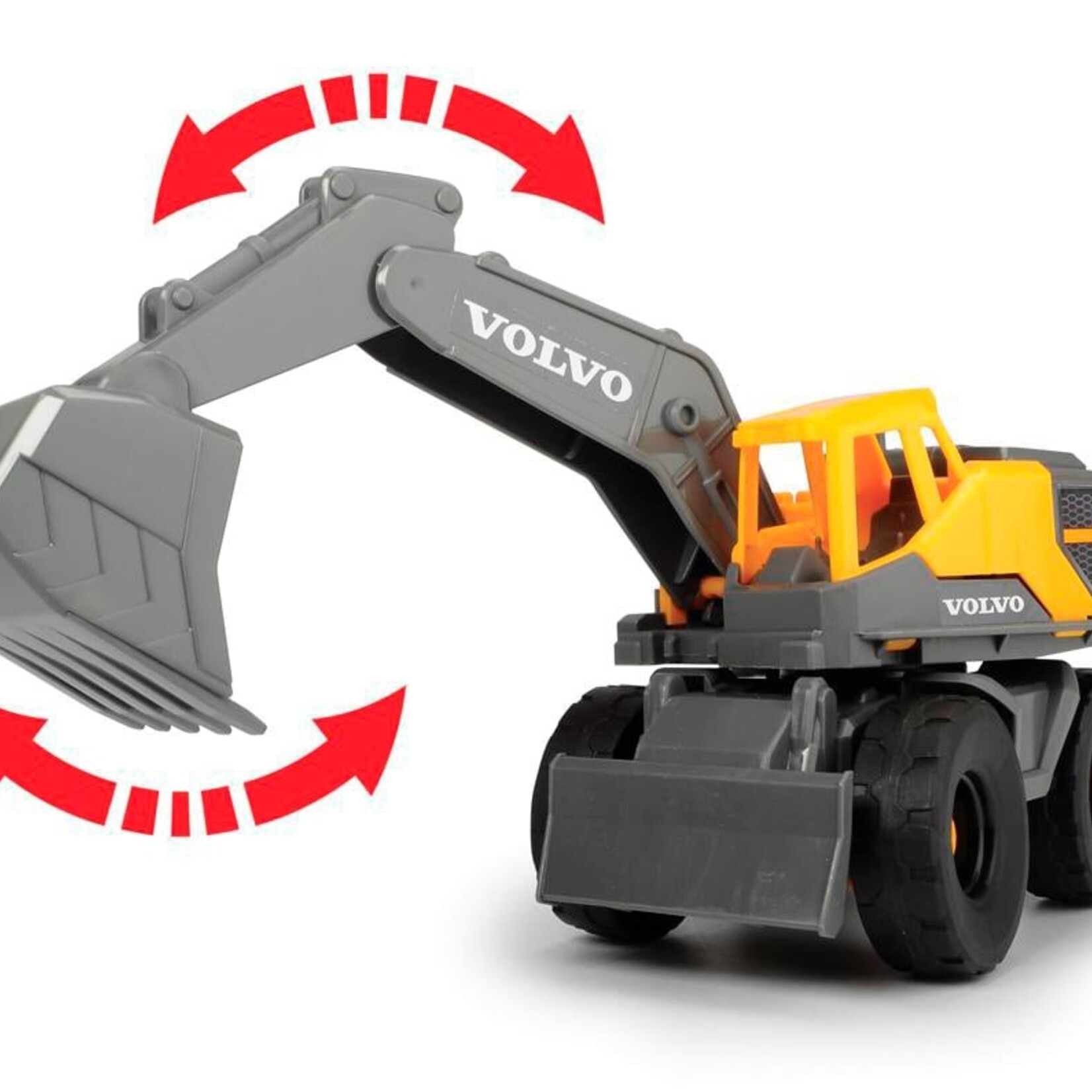 Dickie Toys Dicke-Mack/Volvo Camion Transporteur de machinerie lourde