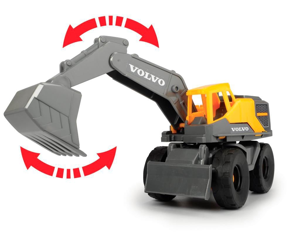 Dickie Toys Dicke-Mack/Volvo Camion Transporteur de machinerie lourde