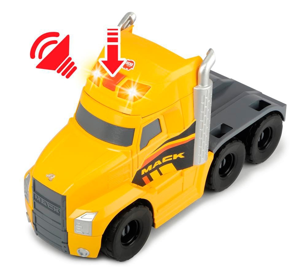 Dickie Toys Dicke-Mack/Volvo Camion Transporteur de machinerie lourde
