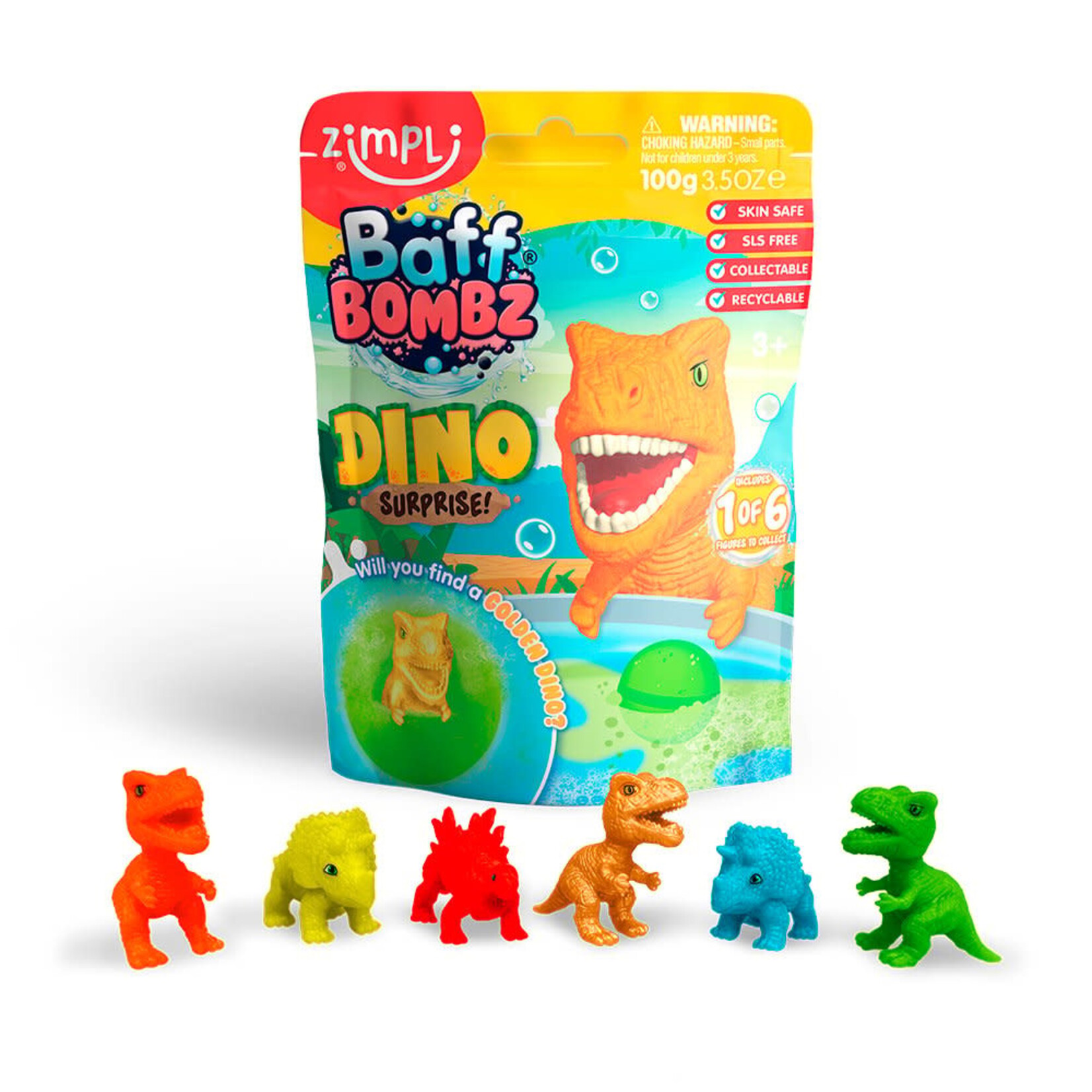 Zimpli Kids Baff Bombz - Dino Surprise!