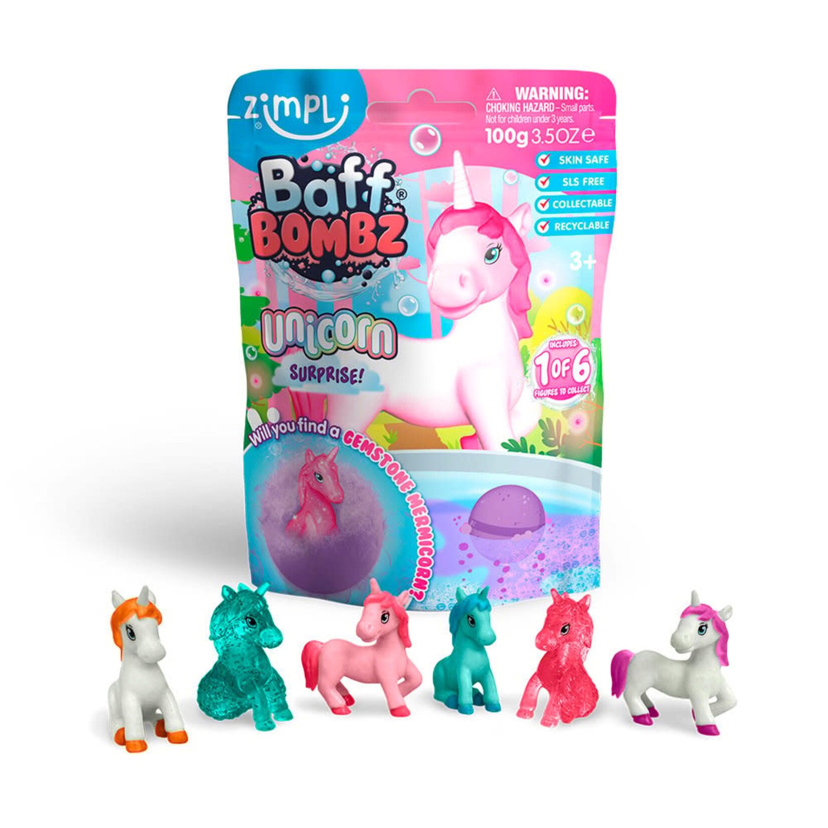 Zimpli Kids Baff Bombz - Unicorn Surprise!