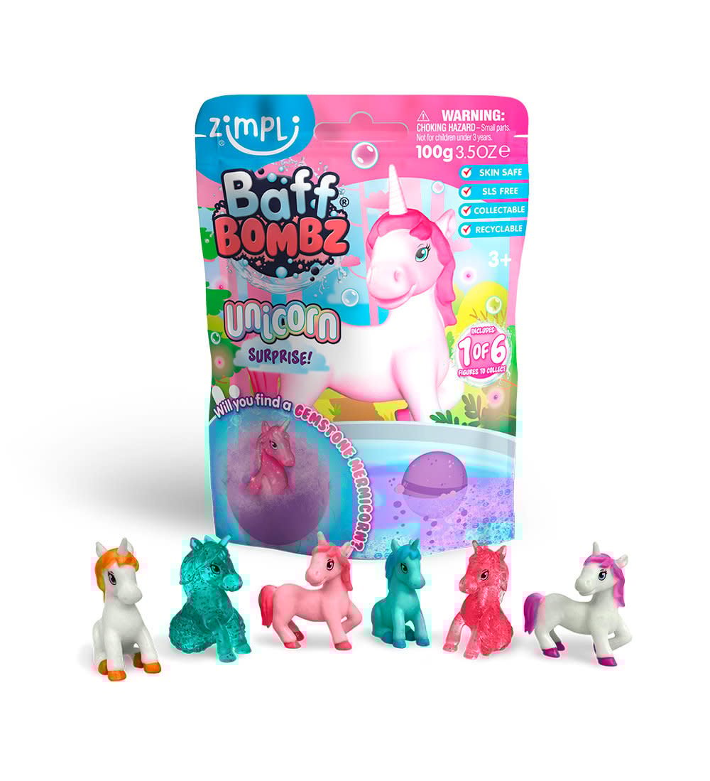 Zimpli Kids Baff Bombz - Unicorn Surprise!