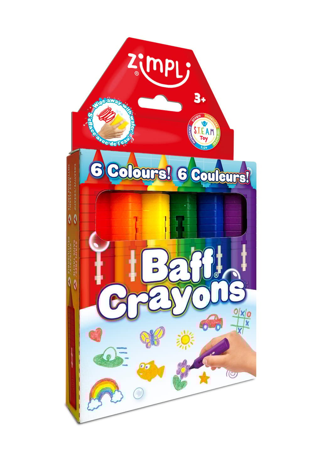 Zimpli Kids Baff Crayons
