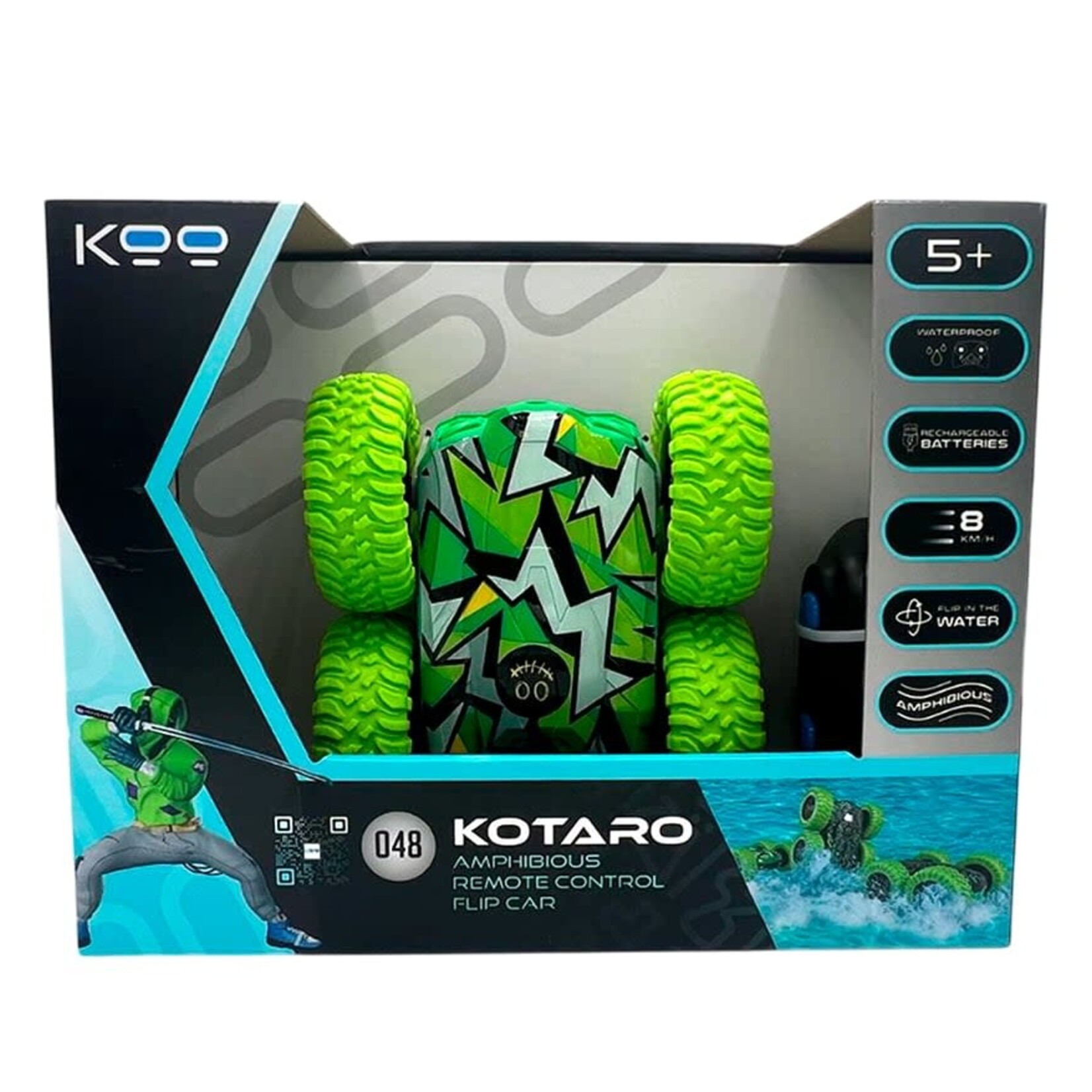 Véhicule Téléguidé flip amphibien Kotaro