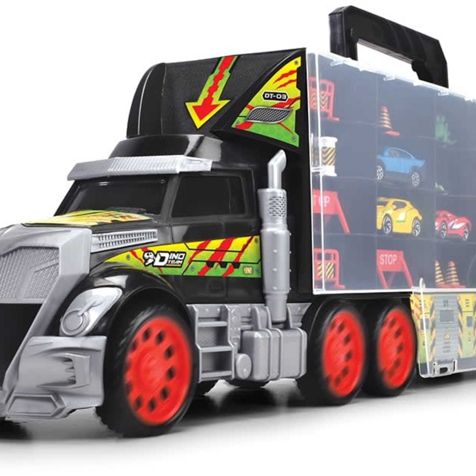 Dickie Toys Dickie - Camion-Mallette de transport Dino