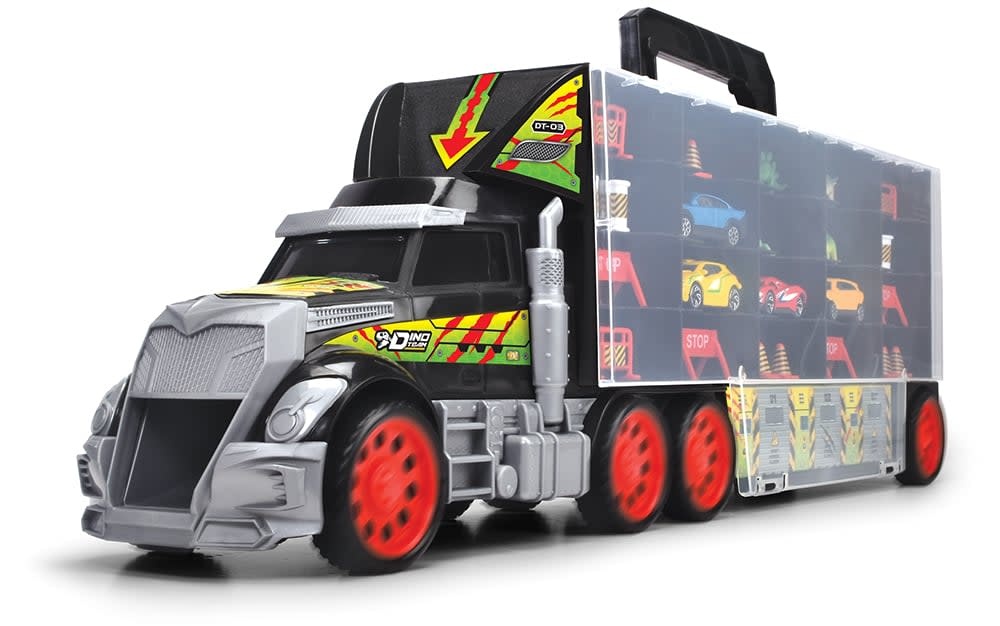 Dickie Toys Dickie - Camion-Mallette de transport Dino