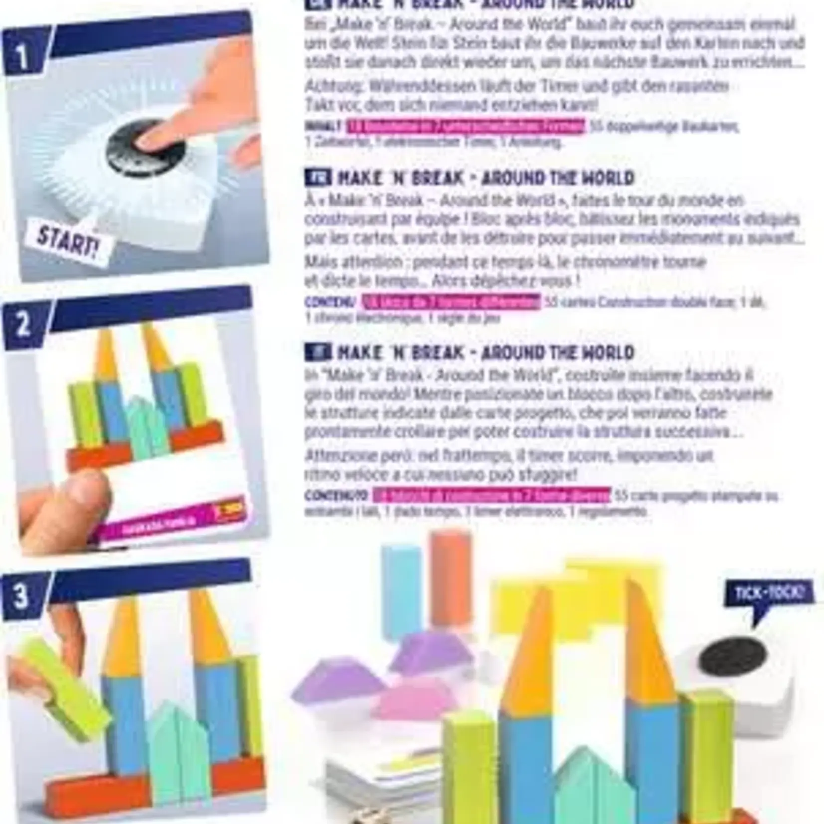 Ravensburger Make N Break - Around the world