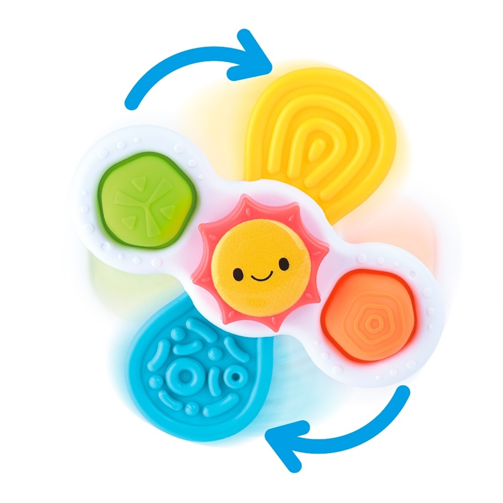 Trio de toupies à ventouse