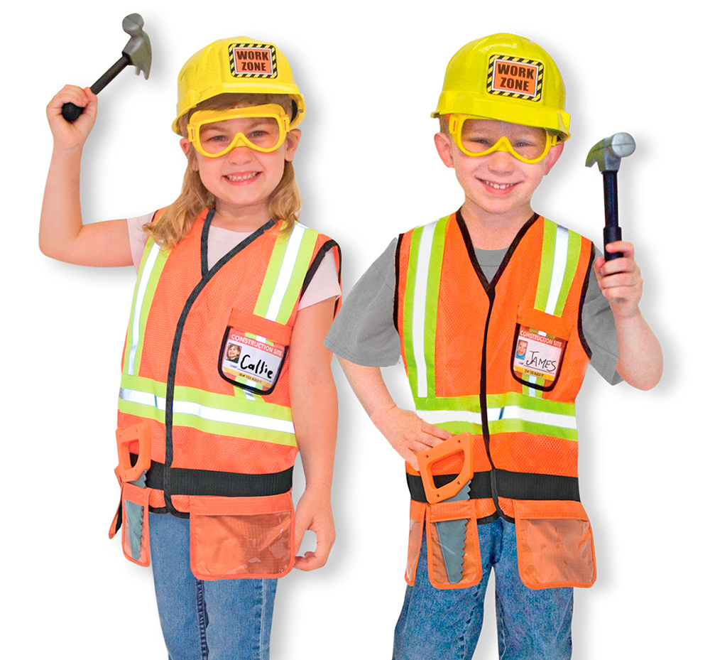 Melissa & Doug Costume de construction