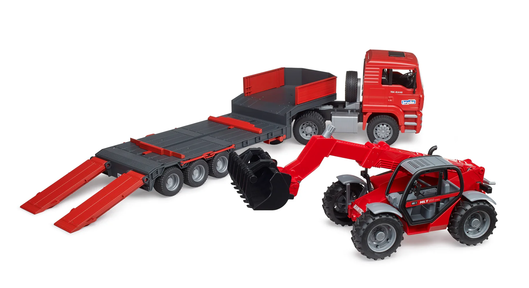 Bruder Bruder 02774 - MAN TGA Loader truck with Manitou Loader