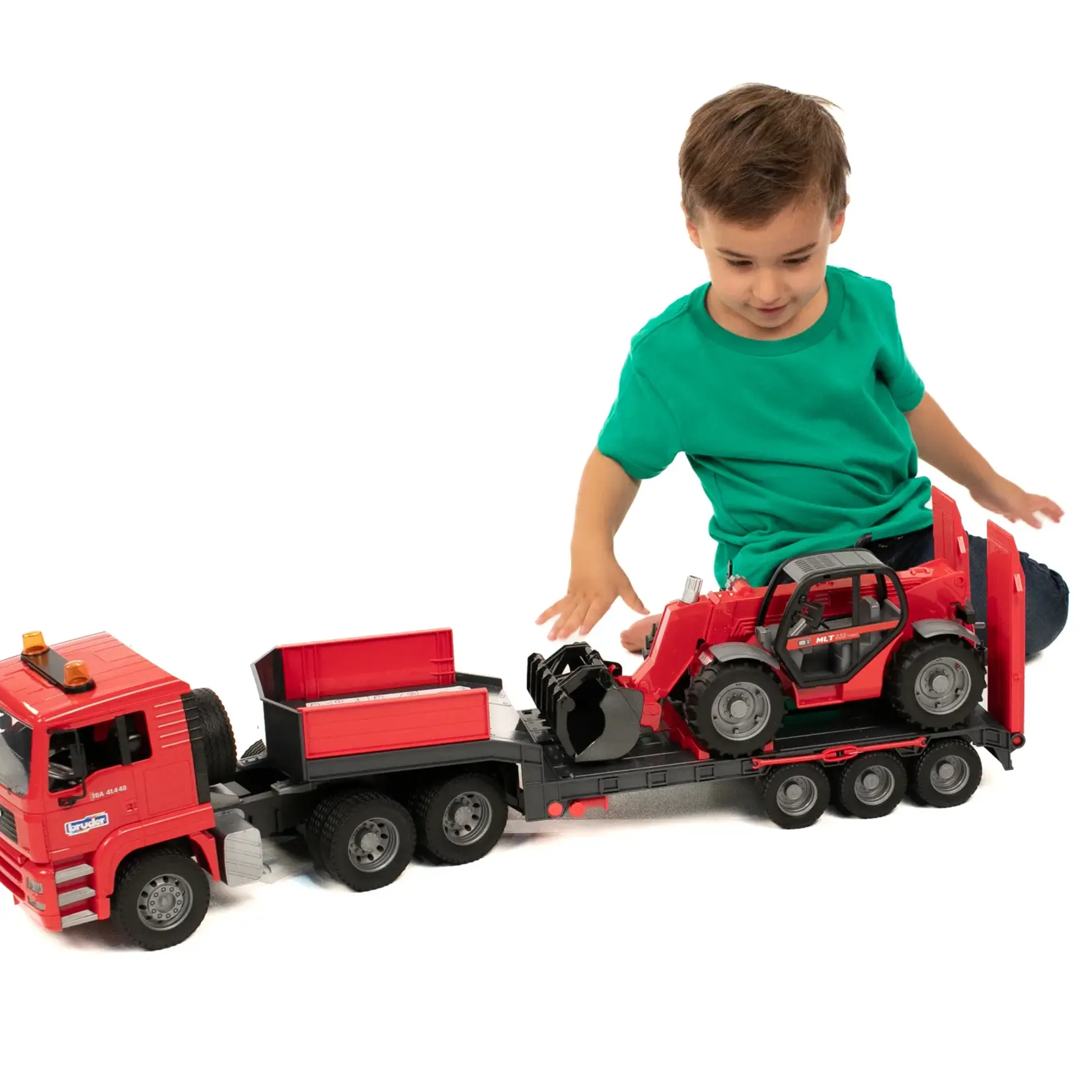 Bruder Bruder 02774 - MAN TGA Loader truck with Manitou Loader