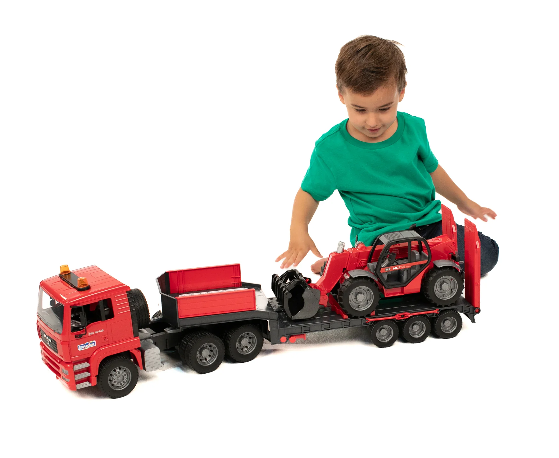 Bruder Bruder 02774 - MAN TGA Loader truck with Manitou Loader