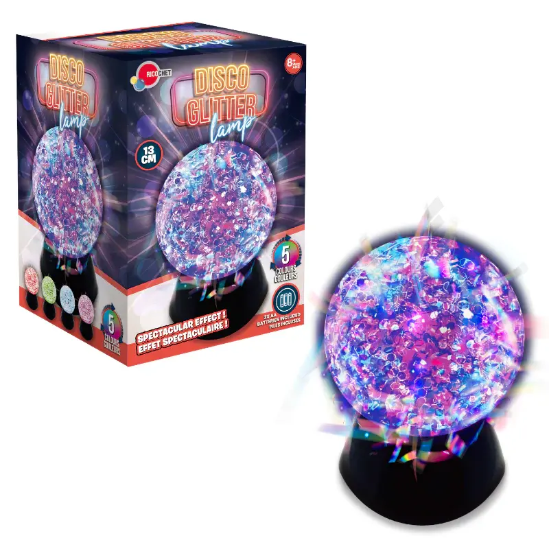 Ricochet Lampe Disco Glitter