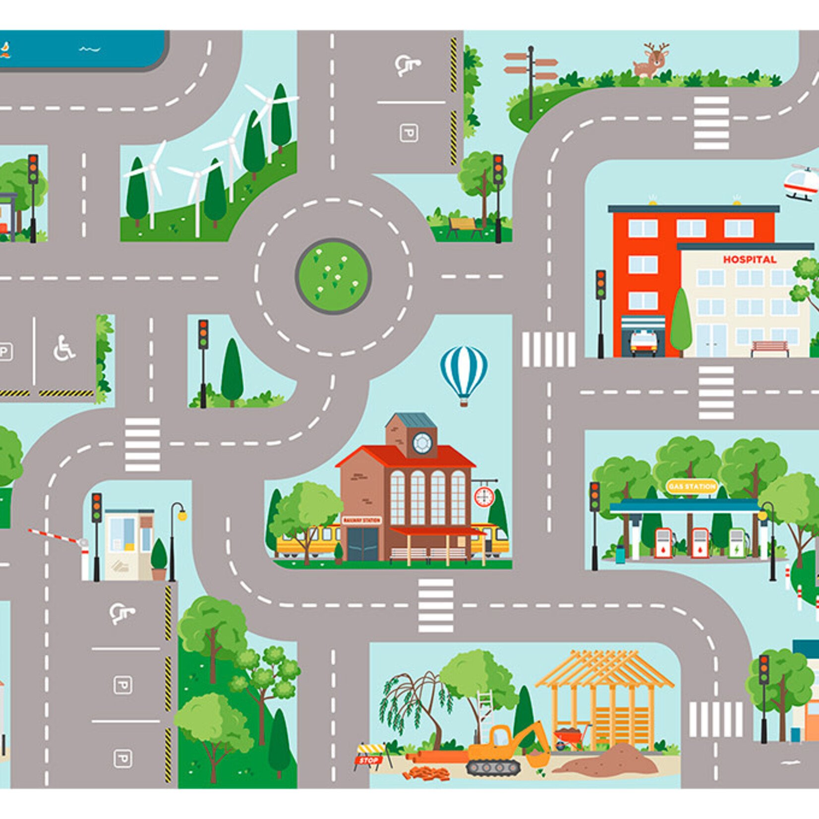 Achoka Tapis de jeu - Ville