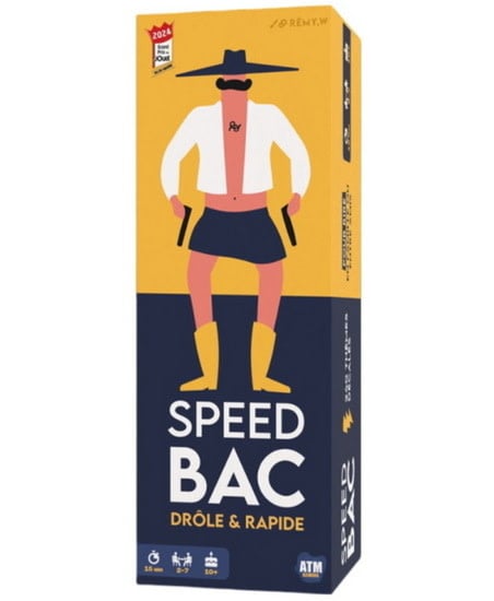 ATM Gaming Speed Bac - Jaune - Drôle et rapide