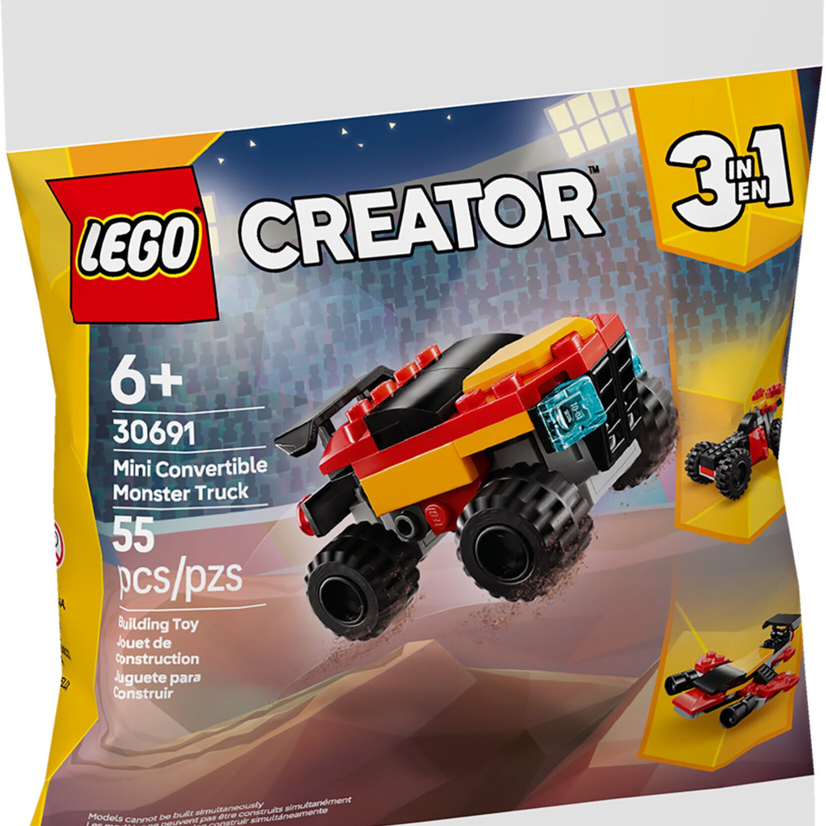 Lego Lego 30691 Creator Polybag - Camion monstre transformable 3 en 1