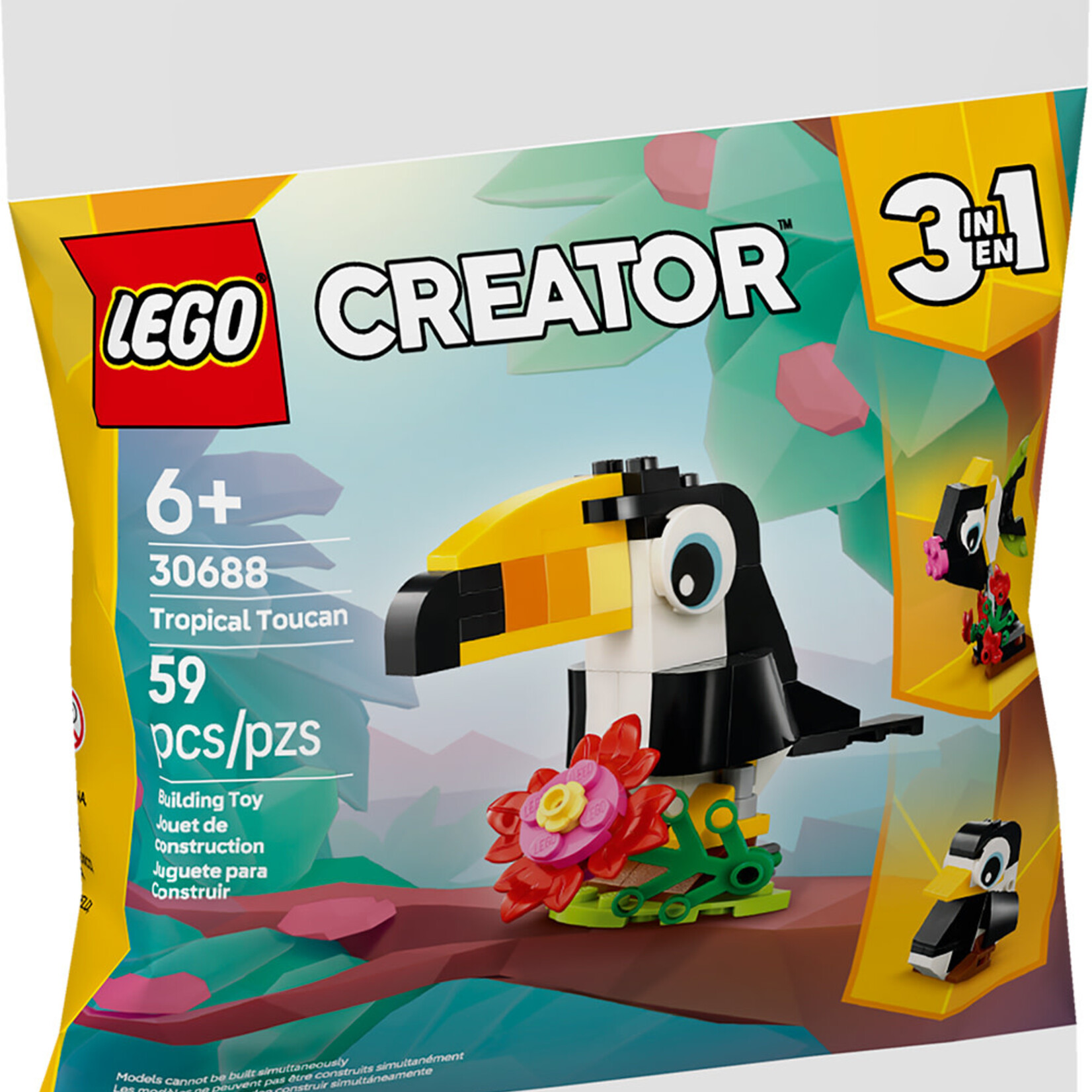 Lego Lego 30688 Creator Polybag - Le toucan tropical 3 en 1