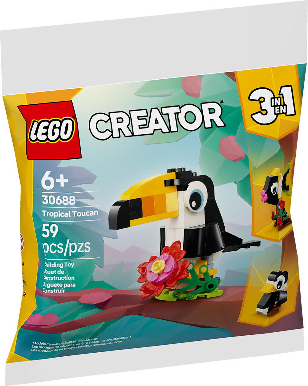Lego Lego 30688 Creator Polybag - Le toucan tropical 3 en 1