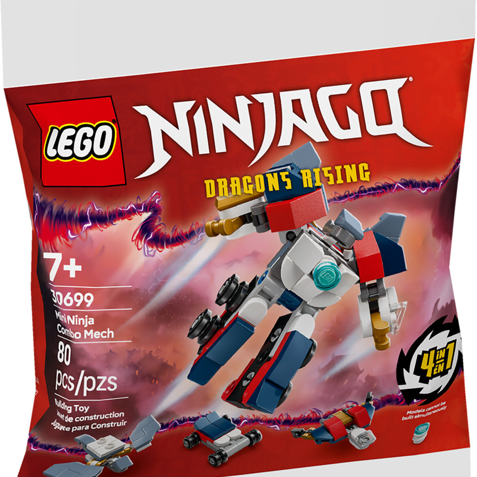 Lego Lego 30699 Ninjago Polybag - Le robot ninja combiné miniature