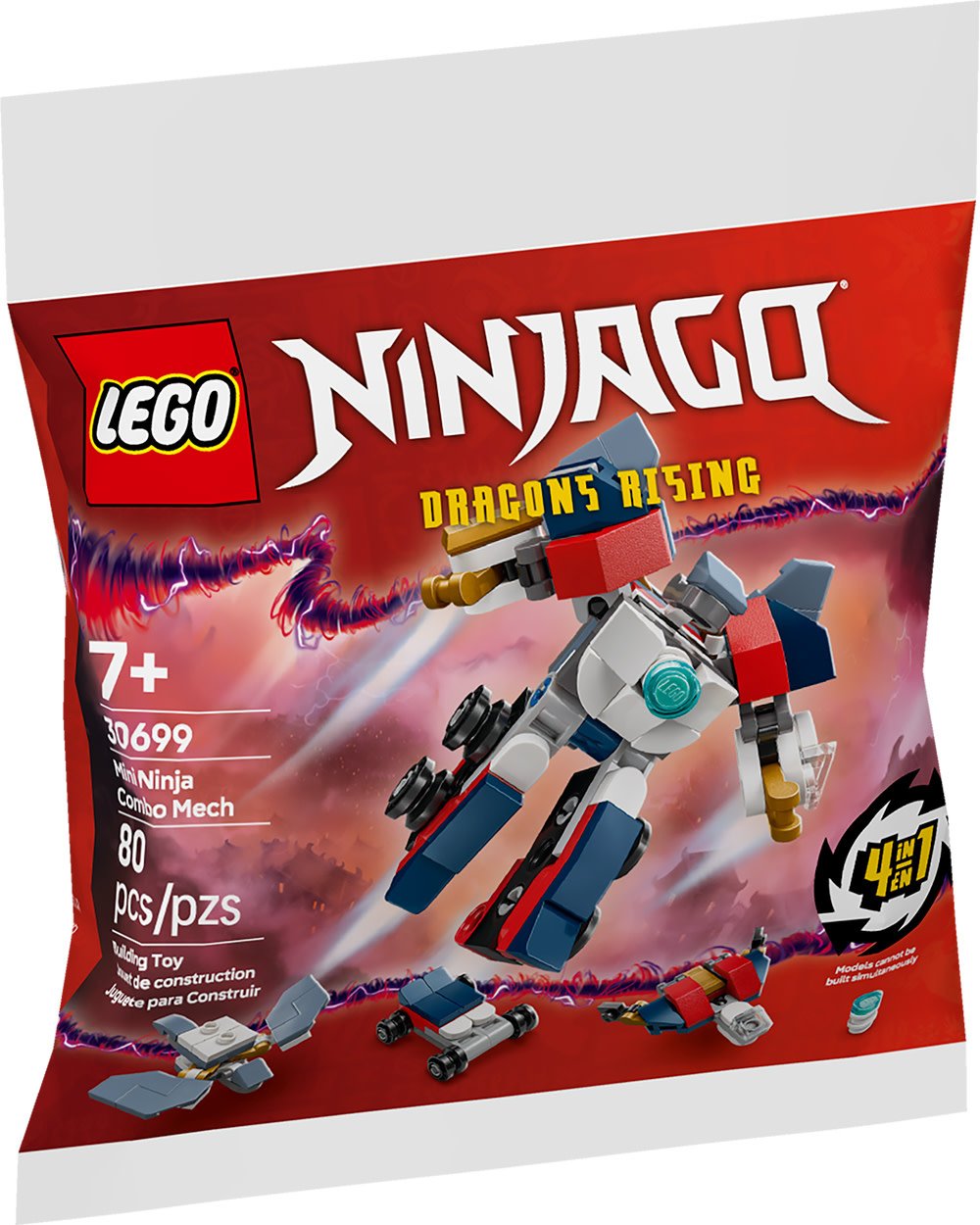 Lego Lego 30699 Ninjago Polybag - Le robot ninja combiné miniature