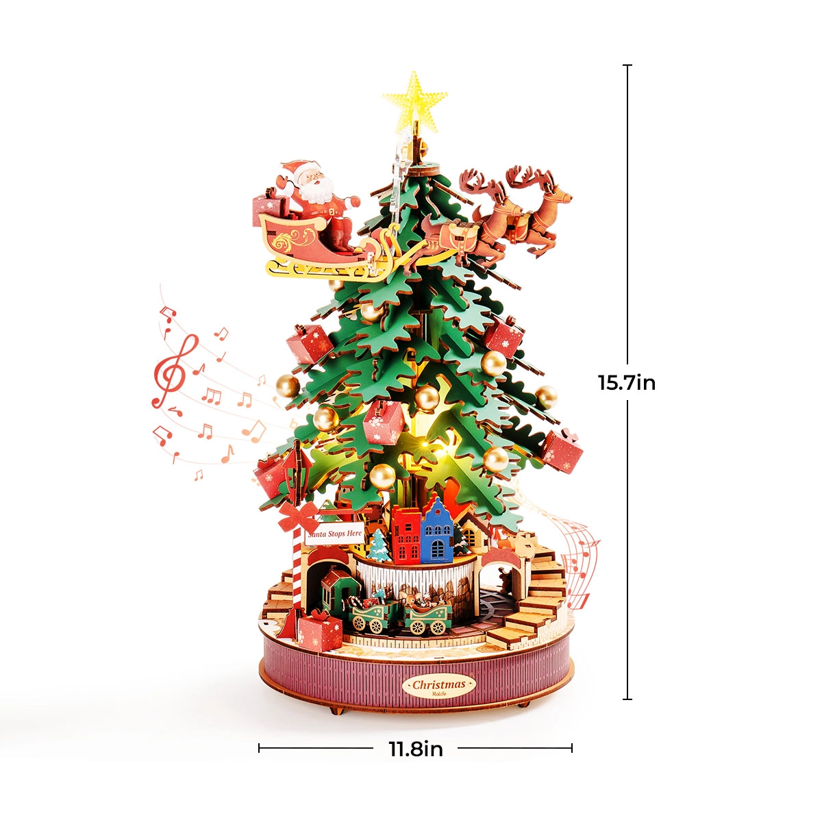 Robotime Rolife - Music Dreamer - Christmas Melody Tree