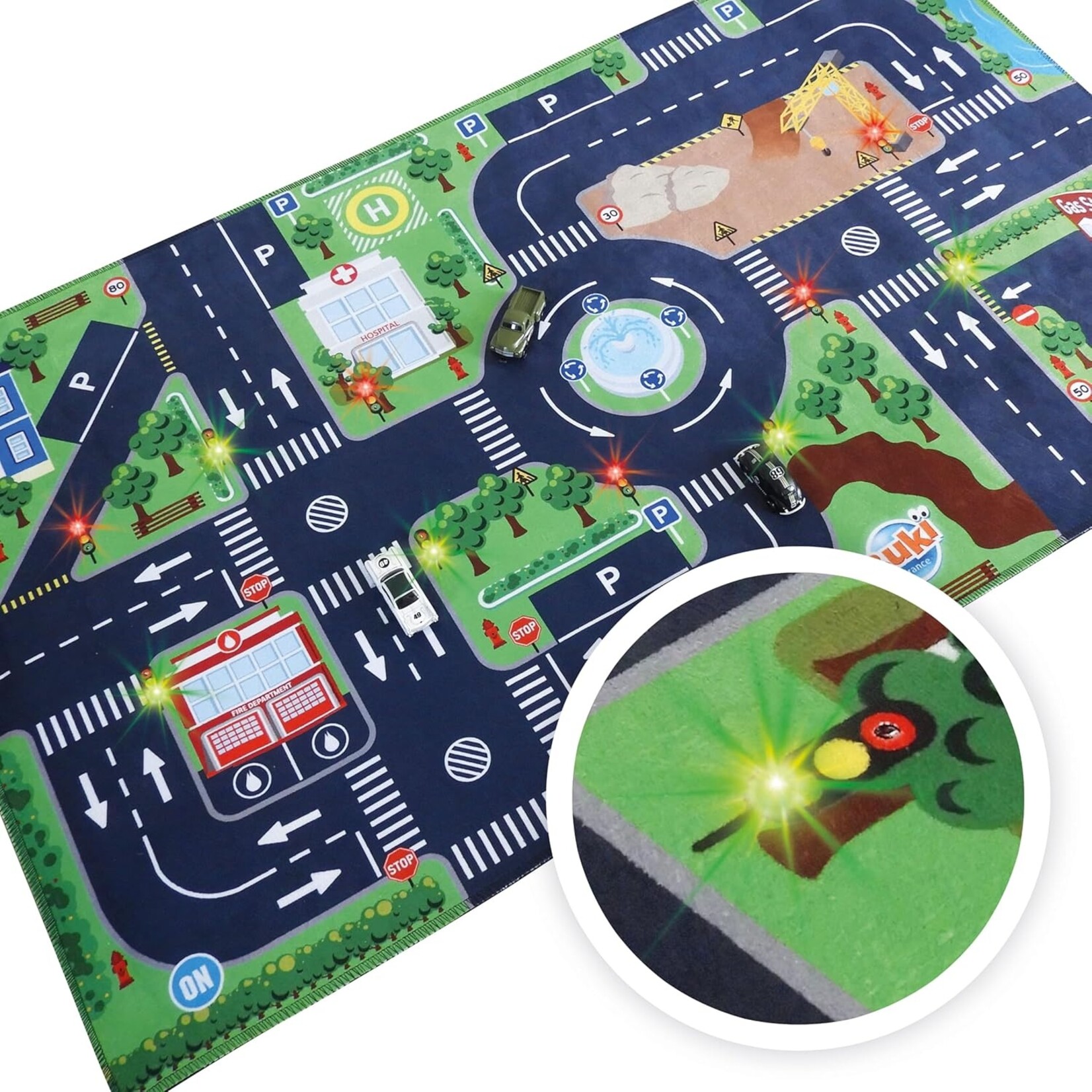 Buki Buki - Tapis d'auto avec lumières