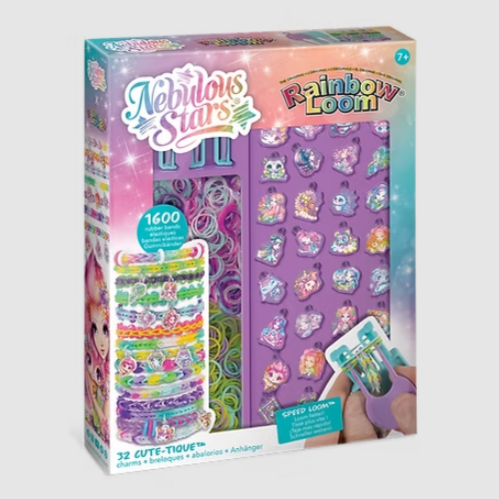 Nebulous Stars Nebulous Stars Rainbow Loom ens. breloques 1600 élastiques