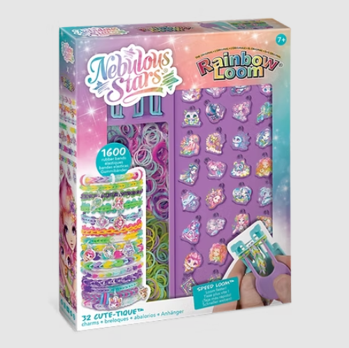 Nebulous Stars Nebulous Stars Rainbow Loom ens. breloques 1600 élastiques