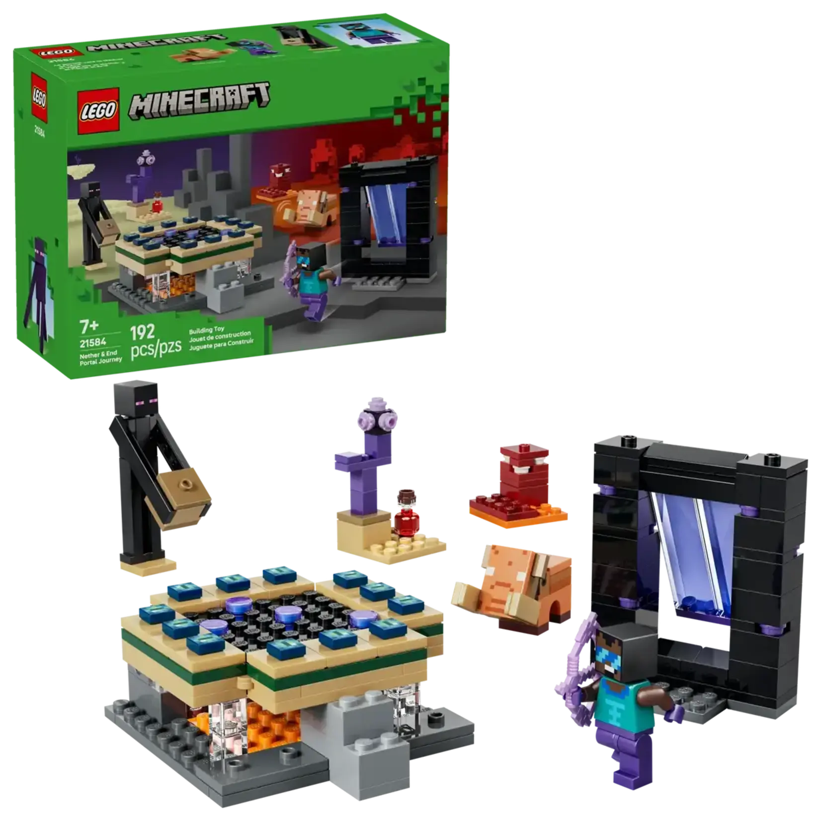 Lego Lego 21584 Minecraft - Le portail vers le Nether et l'End